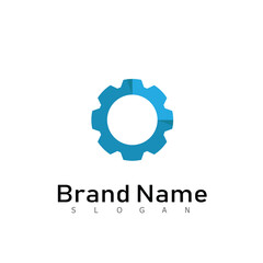 gear logo design template vector