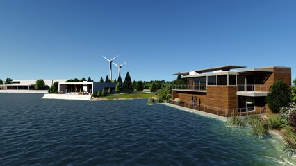 Obraz premium Modern cottage