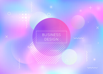 Obraz premium Rainbow Background. Soft Concept. Minimalist Texture. Blue Round Shape. Dynamic Dots. Gradient Fluid. Simple Flyer. Retro Futuristic Magazine. Violet Rainbow Background