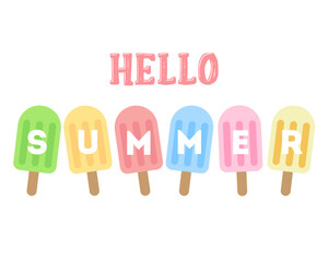 Hello Summer Pop Sickle