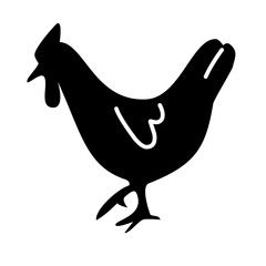 chicken silhouette