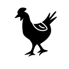 chicken silhouette