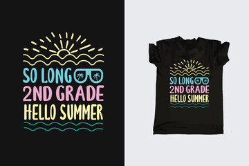 Summer Typography T-shirt Design, Summer and beach Quotes lettering svg design Summer vibes Graphic tee print and merchandise, sticker, banner, poster, flyer, badge,vector illustration  

