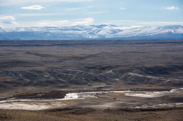 View of Altay mountains in the autumn