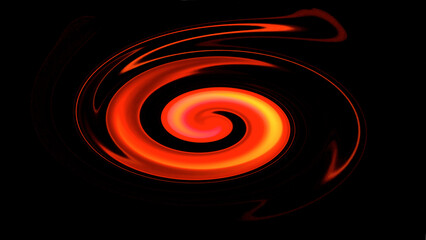 Abstract patterns coloured with black backgroun