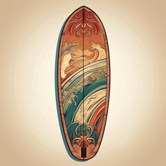 Surfboard illustrations
