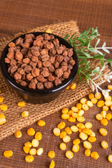 Chole masala or chana indian vegan food made of cooked chickpeas, tomatoes and cumin decorated with onion rings.