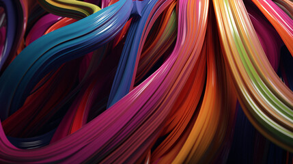 rainbow color render wallpaper splashing different colors generative ai