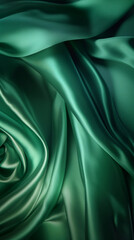 Obraz premium Green silk texture elegant background