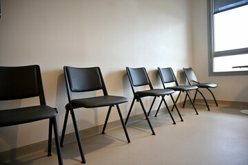 empty chairs in a waiting room