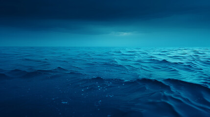 Blue background - is a deep and saturated shade of blue color that can be used in various contexts. It can be an elegant background for a website, banner or advertisement, or can b Generative AI