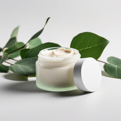 ecommerce facial cream jar