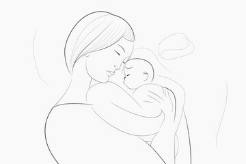 Mothers Days Celebration. Generative AI