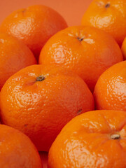 Mandarin oranges at a farmers market