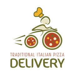 Pizza Delivery Logo Template