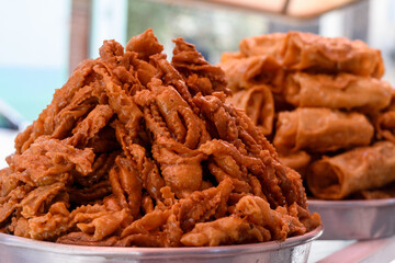 Close-up shot of Zlabia