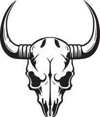 Cow Skull, bull Skull  Vector illustration, SVG