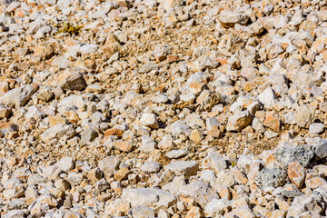 Background of the limestone boulders. Natural stone pattern