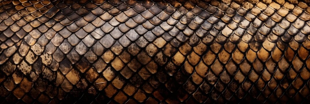Snake skin scales background texture, design