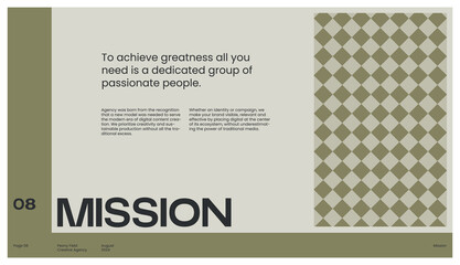 Brand proposal template to design presentation of your next business meeting