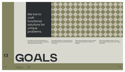 Brand proposal template to design presentation of your next business meeting