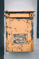 Typical greek Postbox, Akrotiri, Santorini