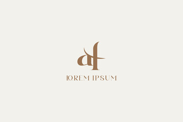 af modern typography luxury logo design, af luxury logo, af initials, fashion logo af