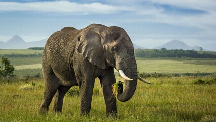 Elephant in Green Land