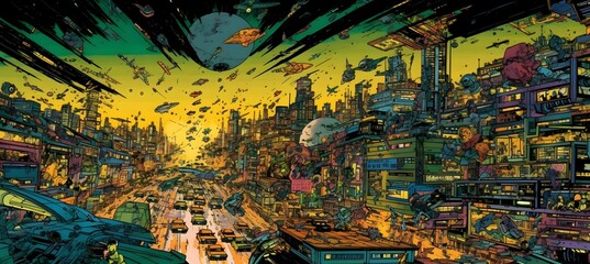 incredible future city -- Gaenerate AI