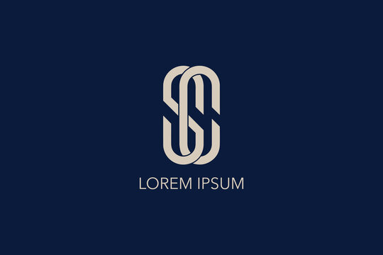 SC modern luxury typography logo design, sc line logo design, sc initials, sc lettering white logo