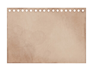 Vintage Scrapbook Old paper. Textured grunge Blank of notes for planner, notebook, journal