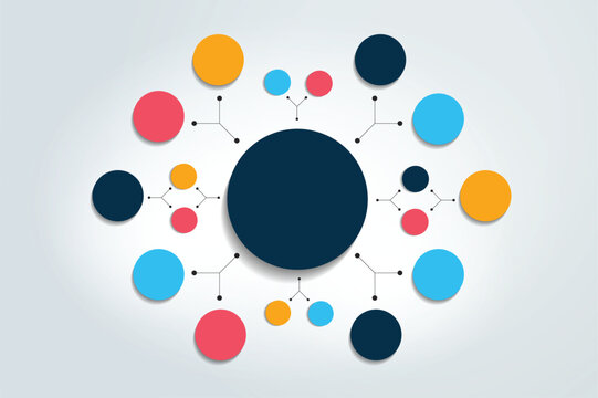 Flowchart diagram, scheme. Infographic element.