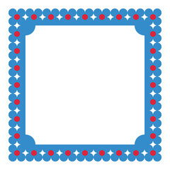 Colorful, modern, simple, trendy web and app frame design template illustration set. Flower-shaped concept design.