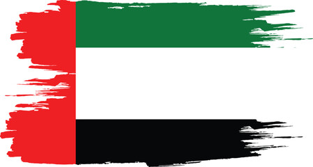 Brushstroke flag of  UNITED ARAB EMIRATES