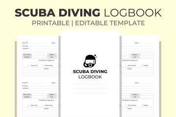 Scuba Diving Logbook Kdp Interior