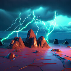 clouds over the mountains, badlands, desert