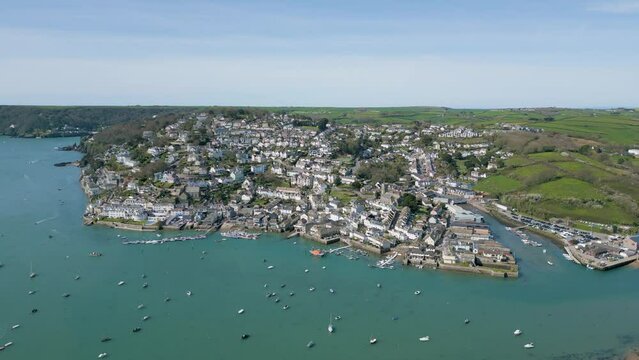Revealing Salcombe town in Devon, UK