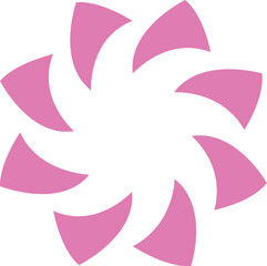 Obraz premium Abstract Circle Flower