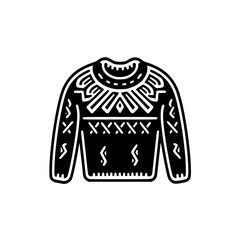 Sweater vector illustration isolated on transparent background
