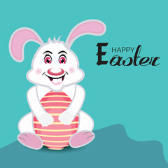 Vector illustration of a Background for Happy Easter.