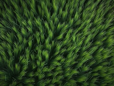 Gr&uuml;ne Textur-Faszination: Realistisches Gras-Rendering, lebendige gr&uuml;ne Hintergrundtextur, Naturinspiration, Fr&uuml;hlings- & Sommer-Design 2