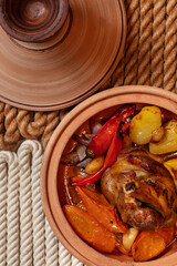 Lamb with vegetables
