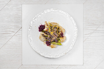 Salad with cauliflower