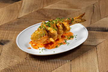 Dorado tempura