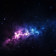 Obraz na płótnie Canvas star nebula outer space galaxy (Created with Generative Art Tools)