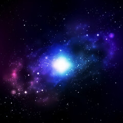 Fototapeta na wymiar star nebula (Created with Generative Art Tools)