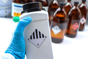 miscellaneous symbol on bottle chemical ,warning symbol