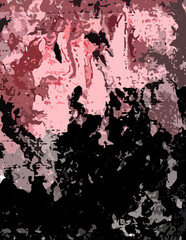 Abstract background with pink, burgundy and black streaks