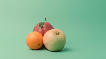 fruit on a table calm wallpaper generative ai