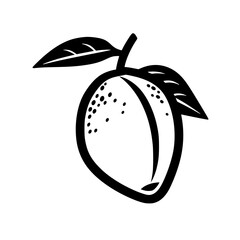 Mango vector illustration isolated on transparent background